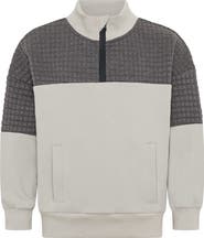 TINY TRIBE Kids' Quarter Zip Sweatshirt