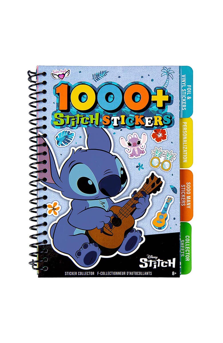 Fashion Angels Disney Stitch Sticker Collector Book 1000+ Themed Stickers, Main, color, Multicolored