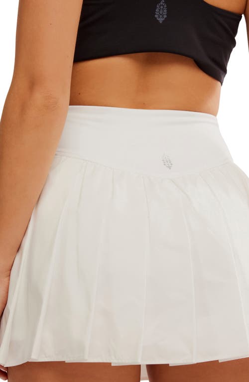 Free People Swing Of Things Pleated Skort In Neutral