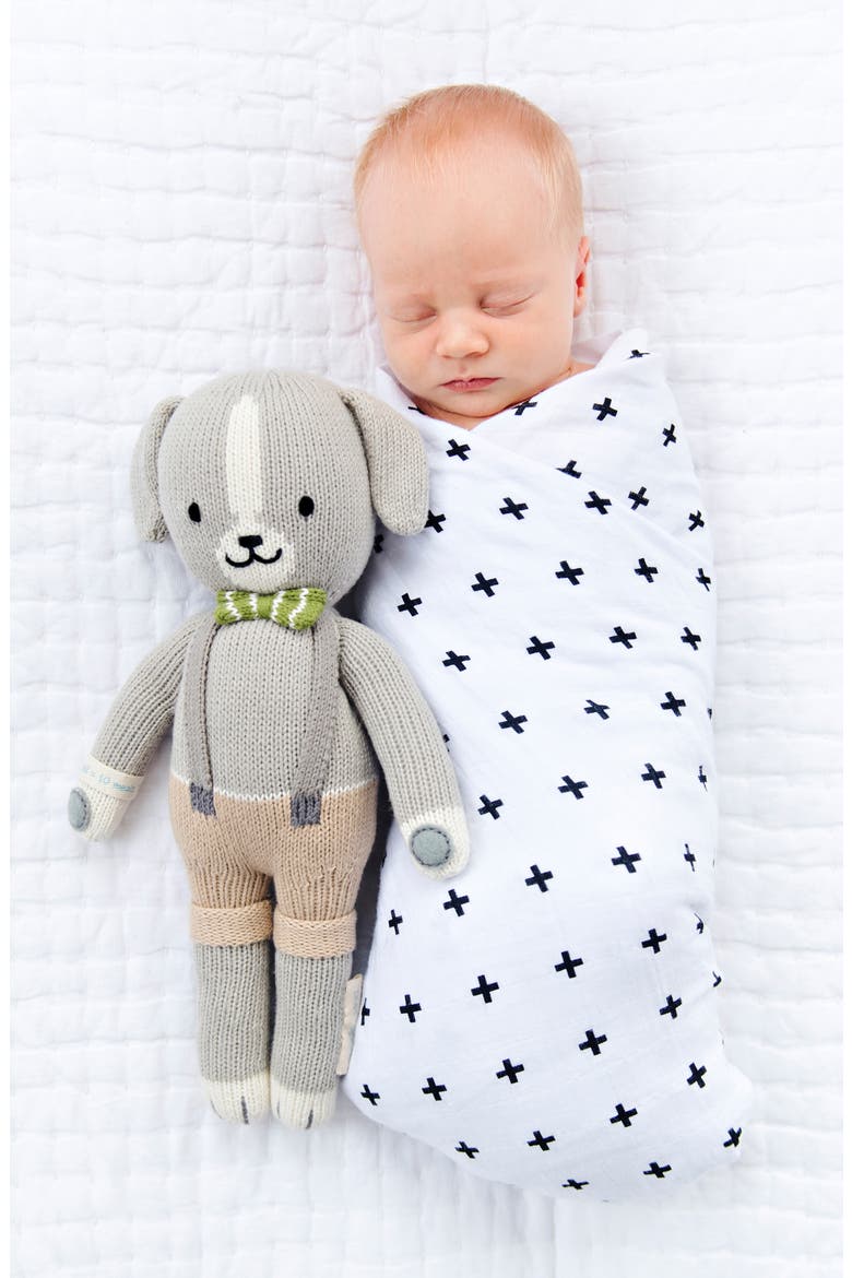 cuddle + kind Noah the Dog Stuffed Animal, Alternate, color, GREY
