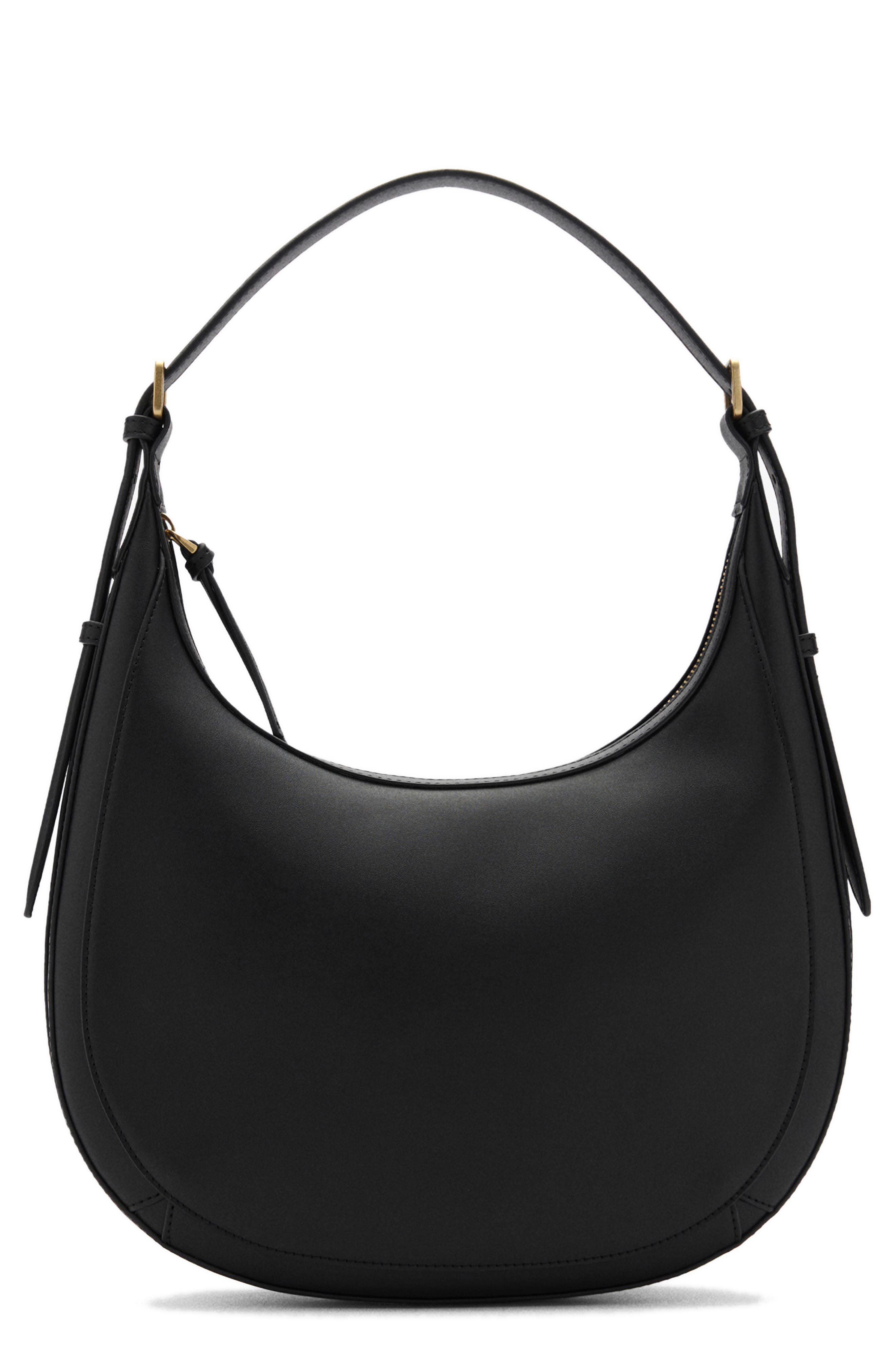 MANGO Faux Leather Shoulder Bag, Main, color, 