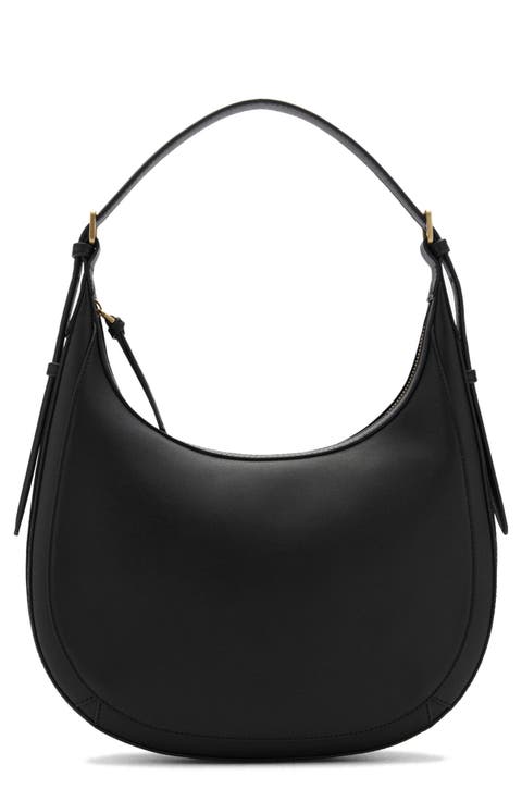 Faux Leather Shoulder Bag