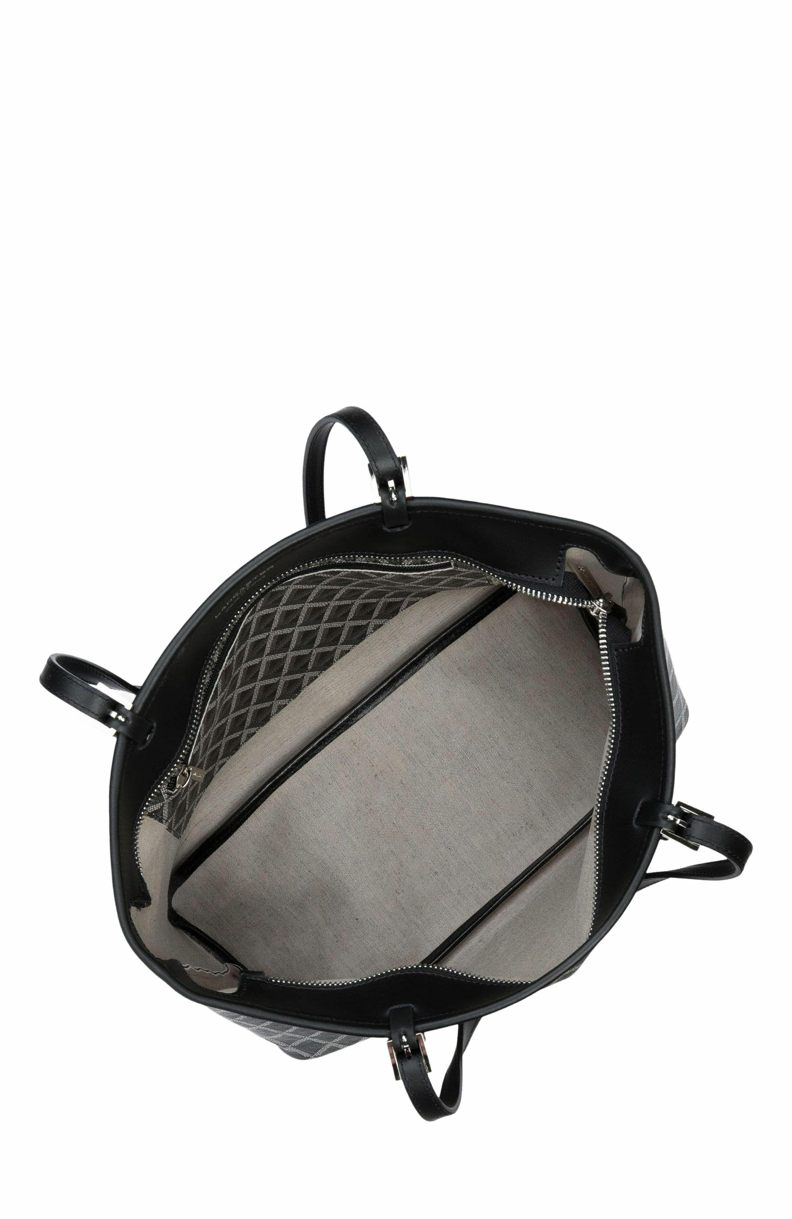 Lancaster Zipped Shoulder Tote Bag M Ikon, Alternate, color, 