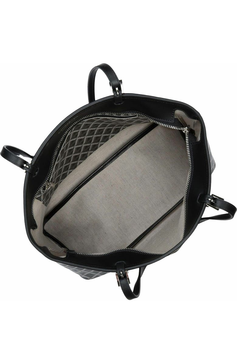 Lancaster Zipped Shoulder Tote Bag M Ikon, Alternate, color,