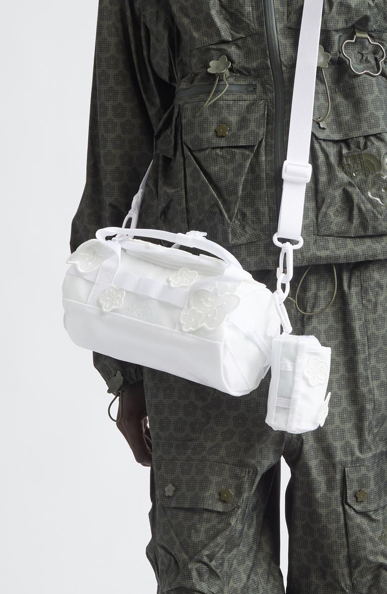 Cecilie Bahnsen x The North Face Nylon Duffle Bag, Alternate, color, White