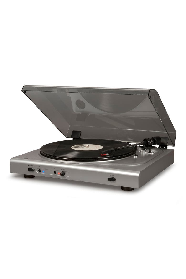 T300A Bluetooth Turntable, Alternate, color, SILVER