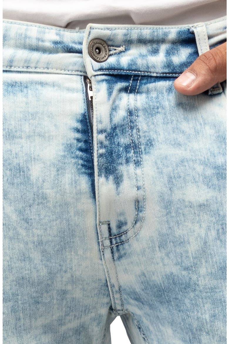 Flex Moto Skinny Jeans, Alternate, color, LIGHT WASH