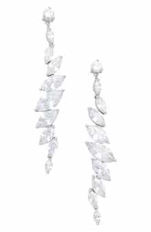 CZ by Kenneth Jay Lane Crystal Drop Earrings
