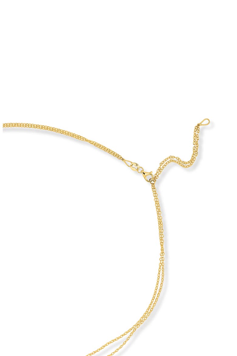 18K Gold Bardot Natural Diamond Large Medallion Pendant Necklace, Alternate, color, 18K YELLOW GOLD