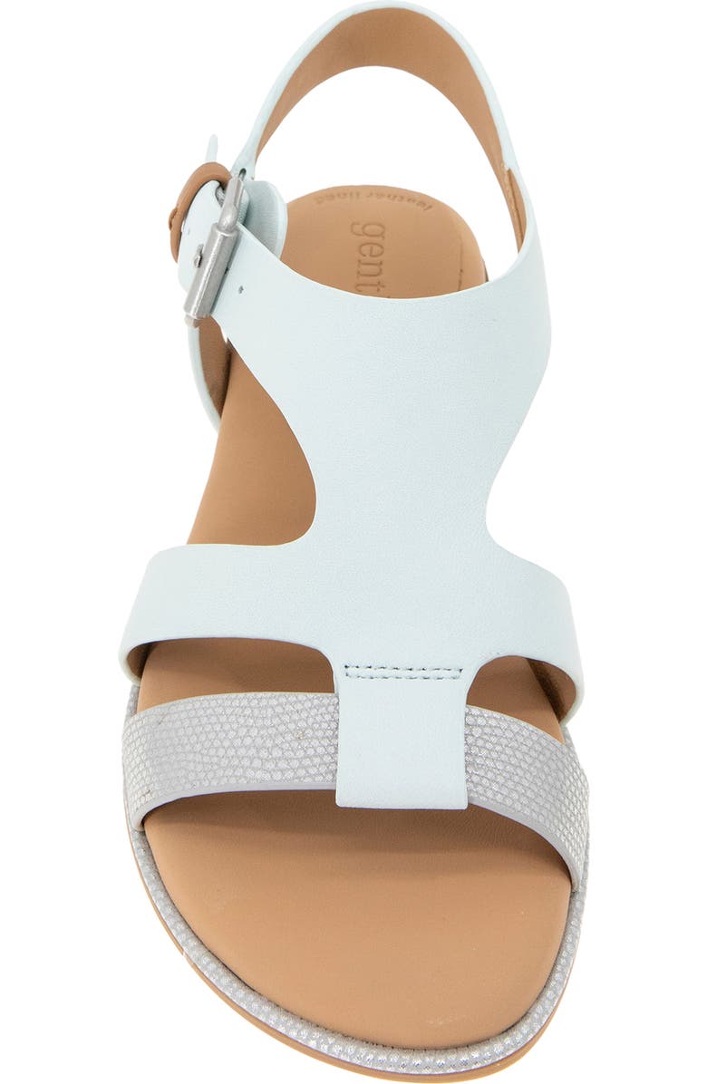Gentle Souls Haisley Ankle Strap Sandal, Alternate, color, Light Blue Leather