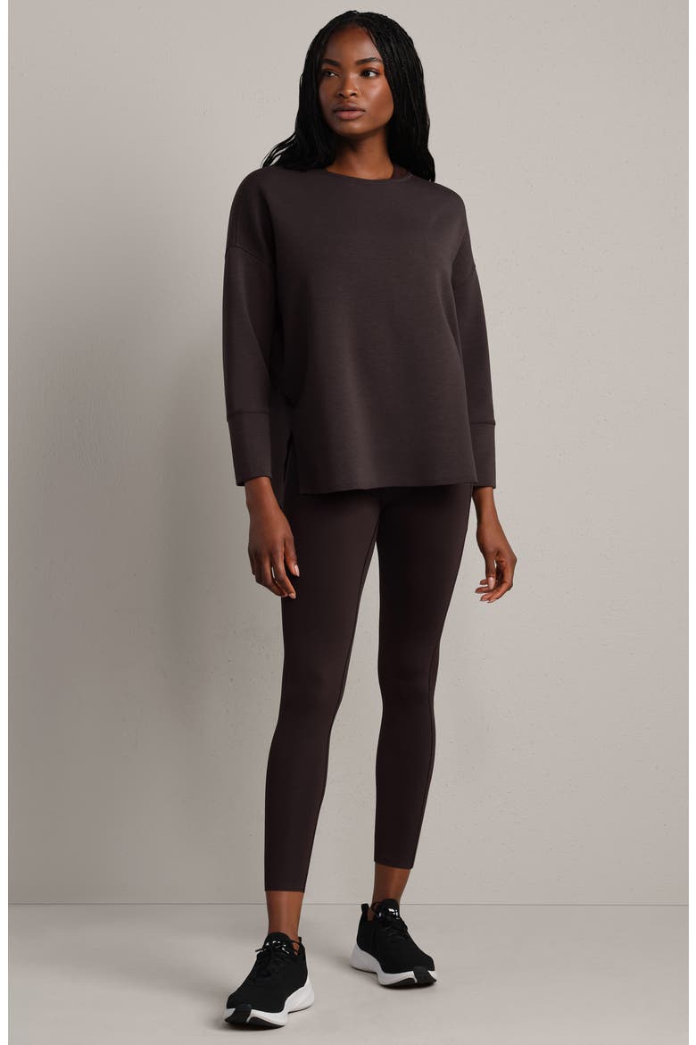 DreamGlow Pullover Sweatshirt, Alternate, color, DARK ESPRESSO