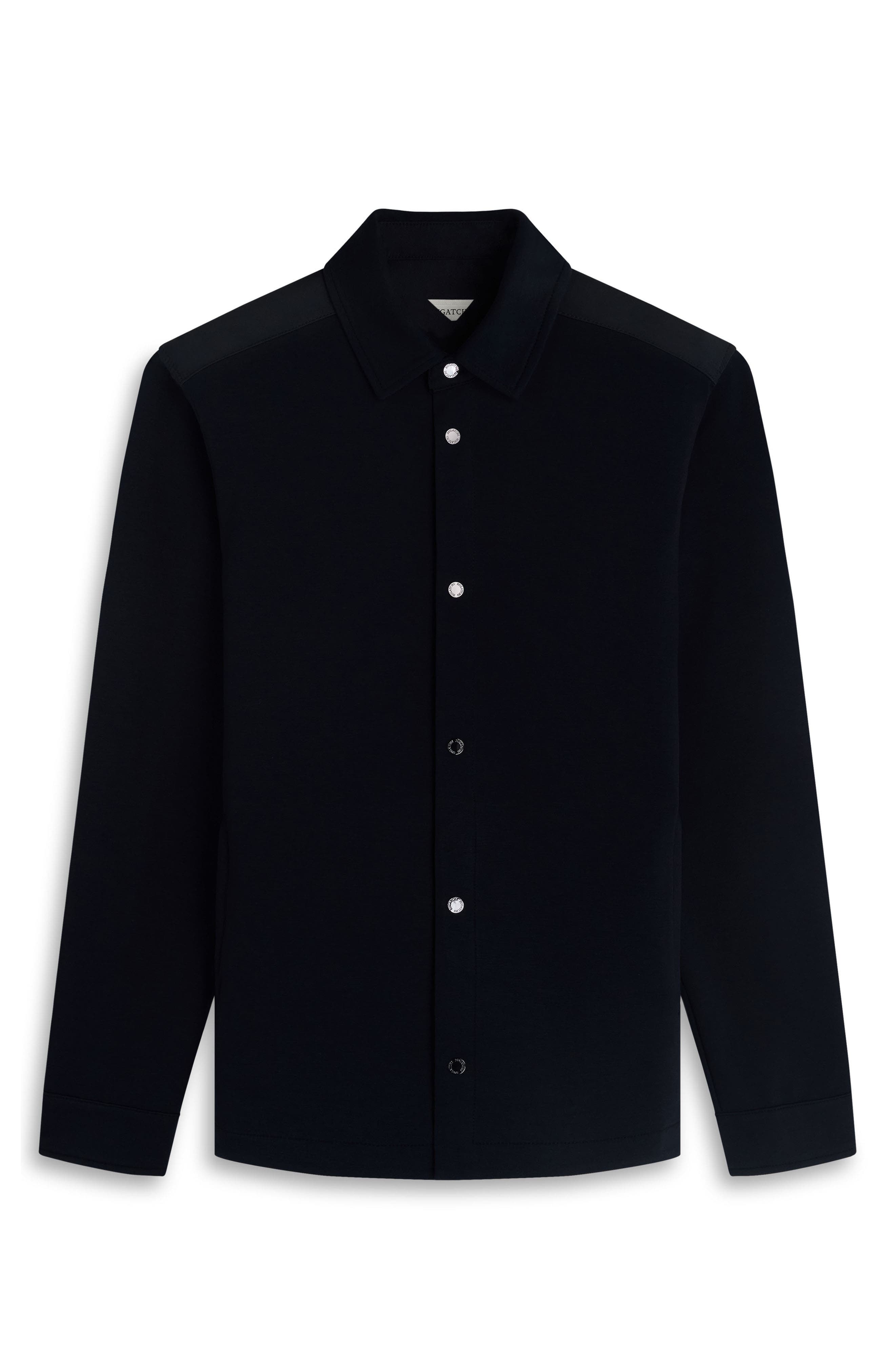 Мужские куртки Bugatchi Soft Touch Knit Shirt Jacket — фото 4
