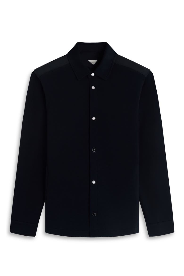 Soft Touch Knit Shirt Jacket, Alternate, color, BLACK