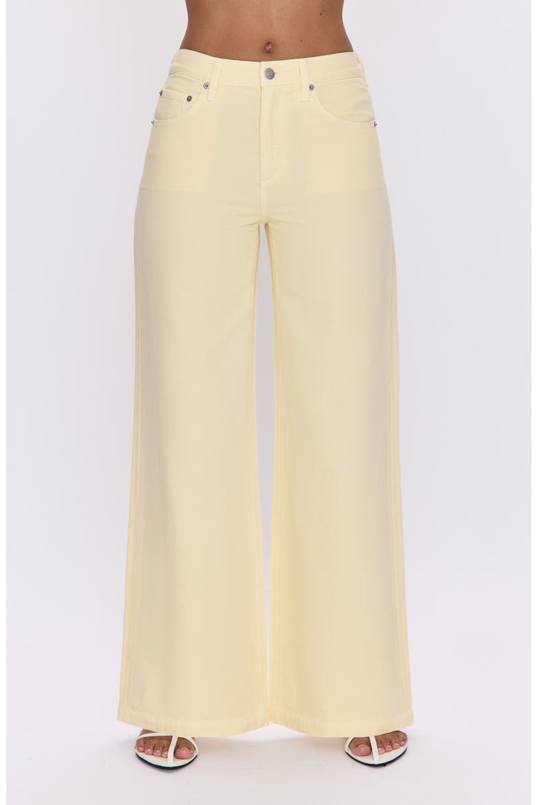 Jadyn Wide Leg Jeans, Main, color, LEMONADE