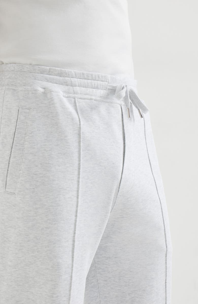 Brunello Cucinelli Trousers with crête, Alternate, color, Pearl Grey