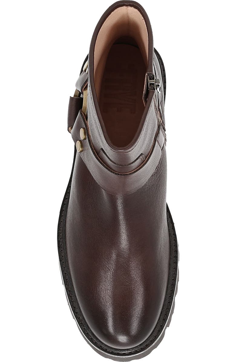 Frye Olivia Harness Bootie, Alternate, color, Chocolate