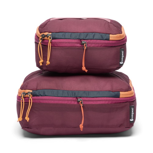 Cotopaxi Cubo Expandable Packing Cube Set In Burgundy