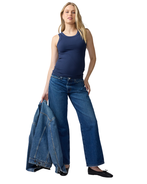 Seamless Maternity Rib Tank