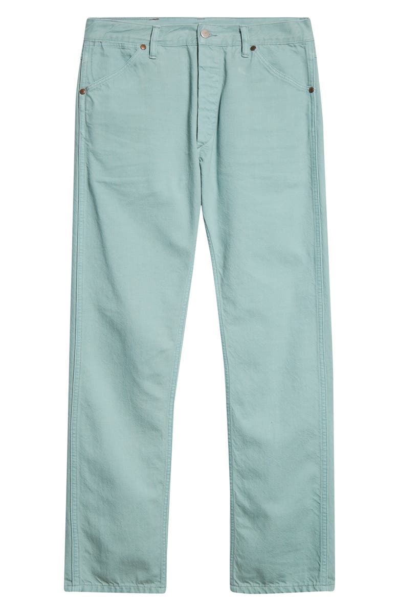 Double RL Slim Fit Jeans, Alternate, color, Turquoise
