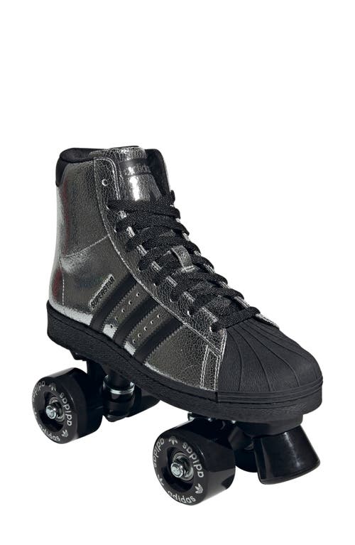 Adidas Originals Adidas Superstar 82 Roller Skate In Silver Met./core Black/white