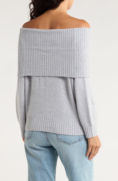 Abound Off The Shoulder Sweater In Gray