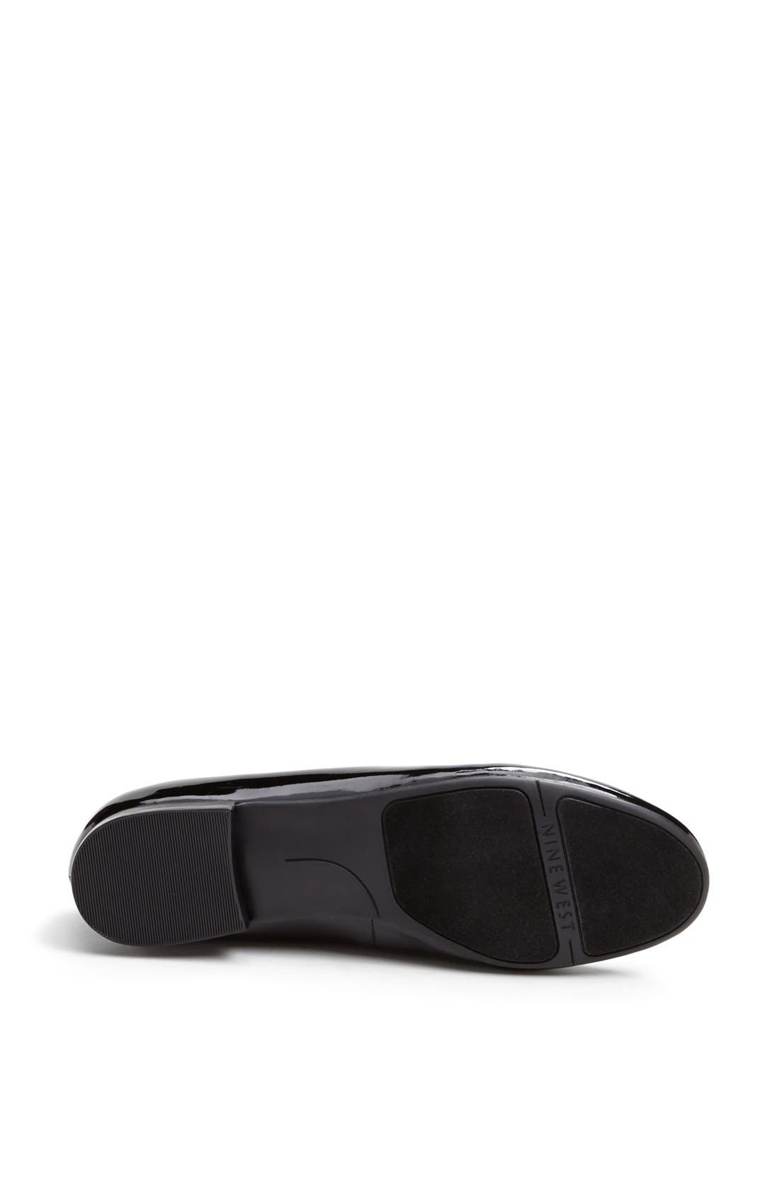 Nine West 'Lavalu' Smoking Flat, Alternate, color, 