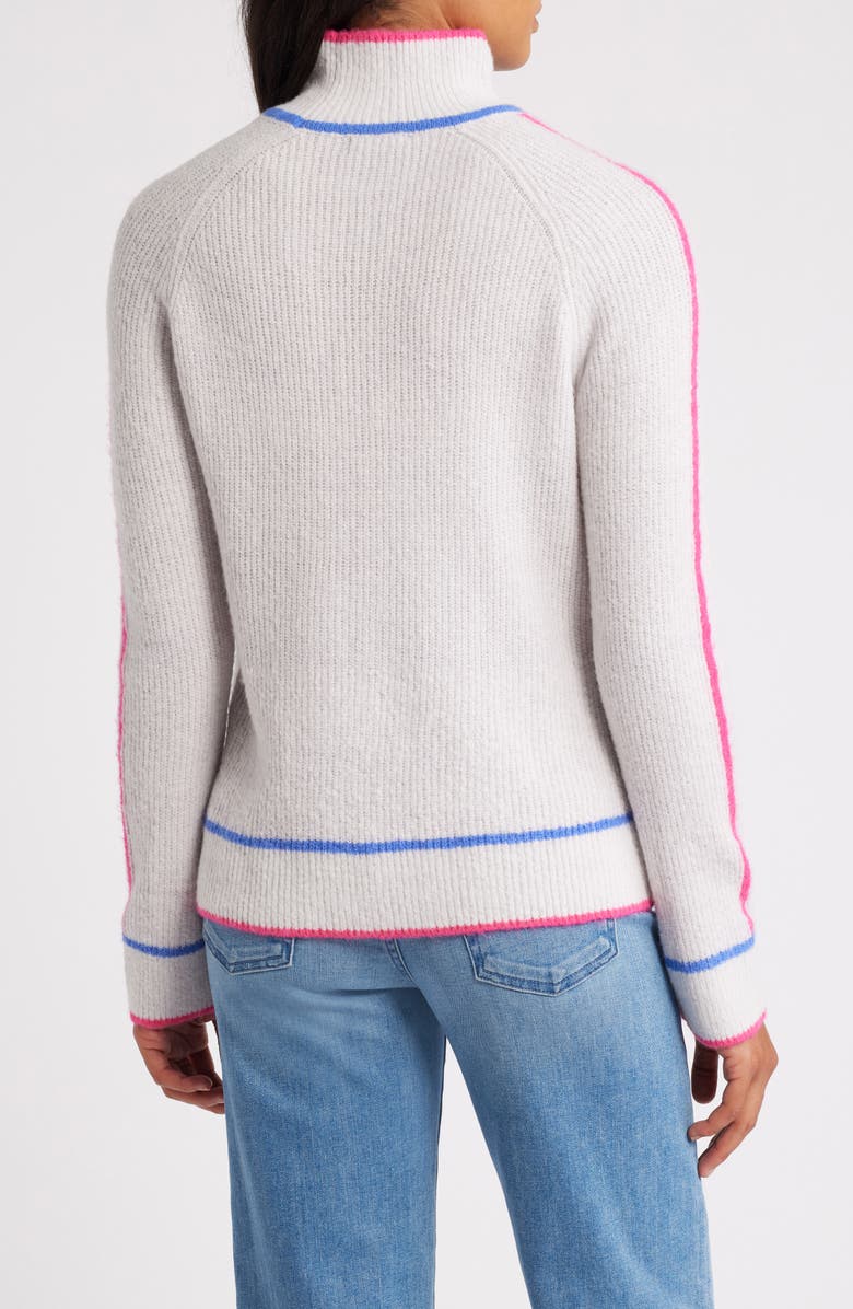 Hatley Contrast Trim Mock Neck Sweater, Alternate, color, 