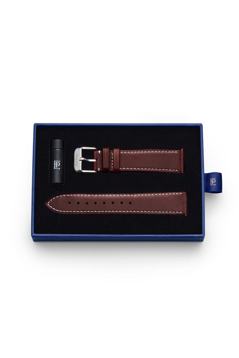 Loop Stitch - Silver Strap, Alternate, color, Dark Brown