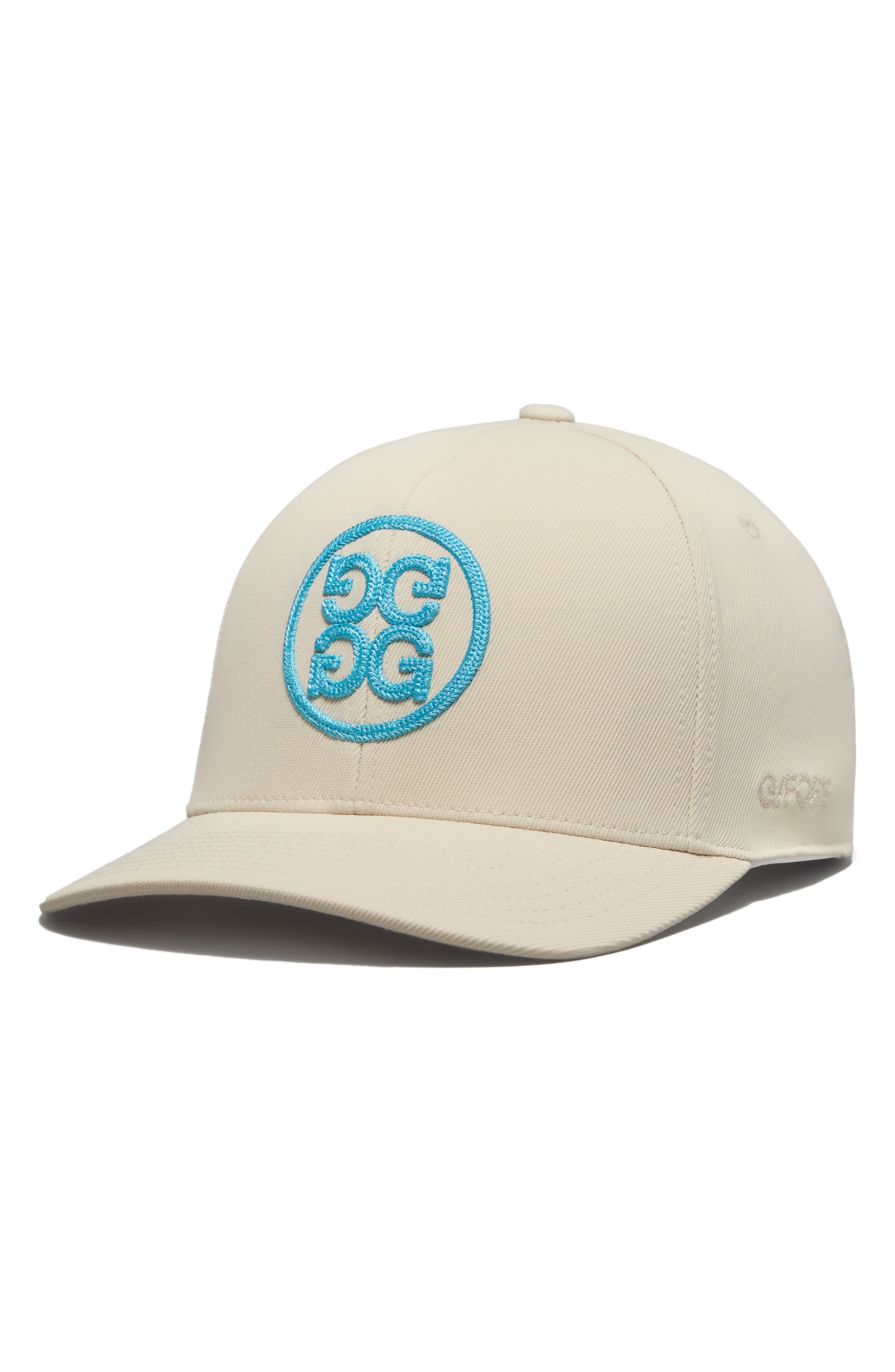 G/fore Chainstitch Circle G's Trucker Hat In Stone/ Mosa
