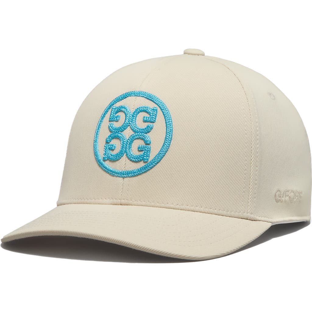 G/fore Chainstitch Circle G's Trucker Hat In Stone/ Mosa