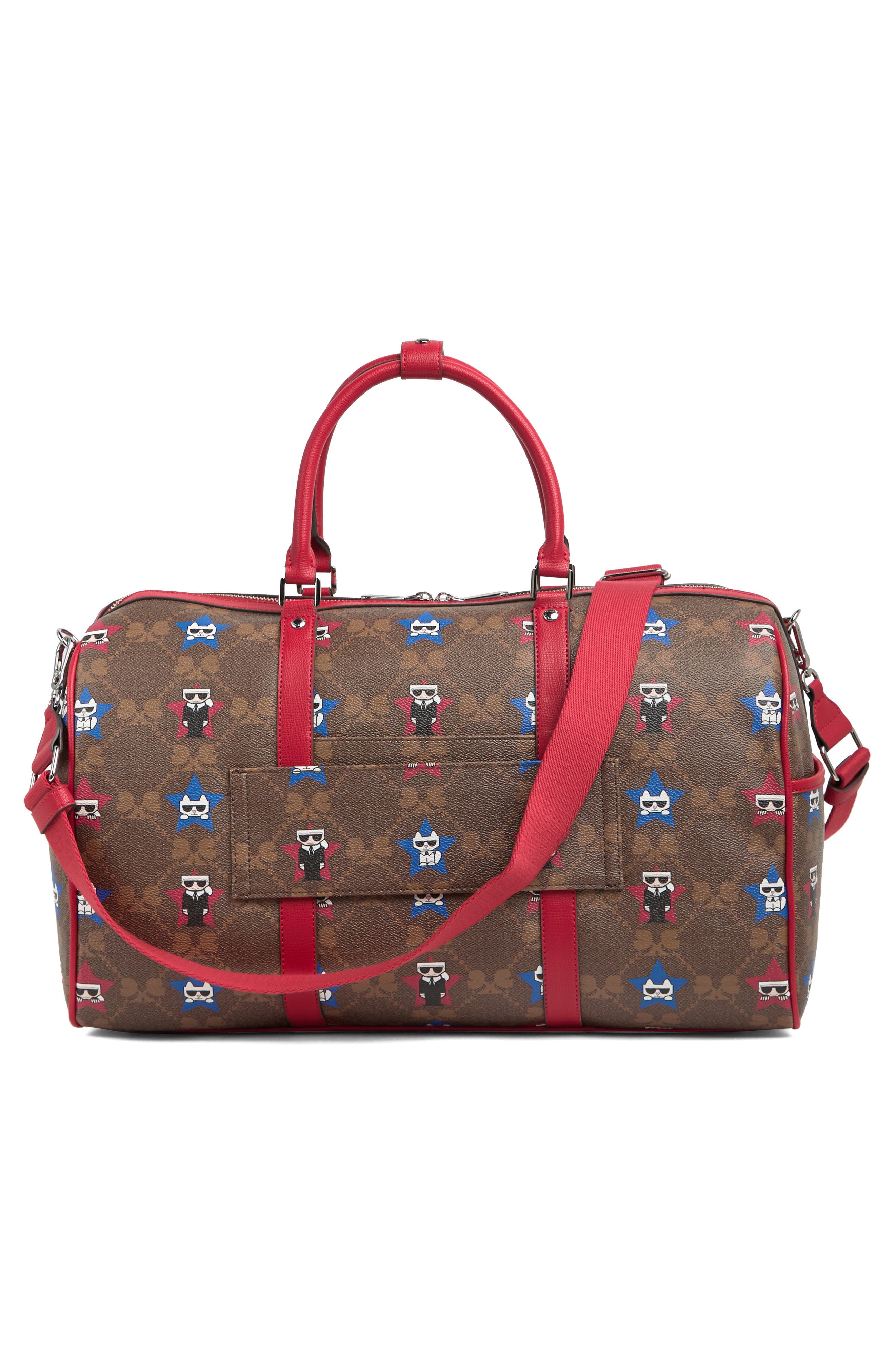 KARL LAGERFELD PARIS Valette Duffle Bag, Alternate, color, 