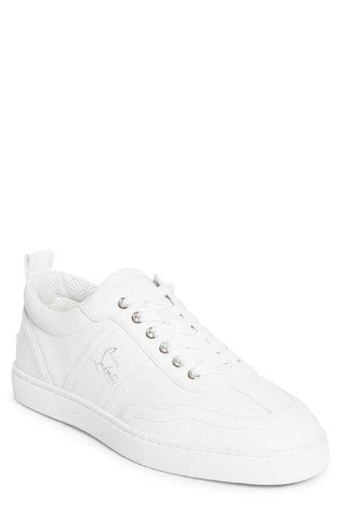 Men's Christian Louboutin White Sneakers & Athletic Shoes