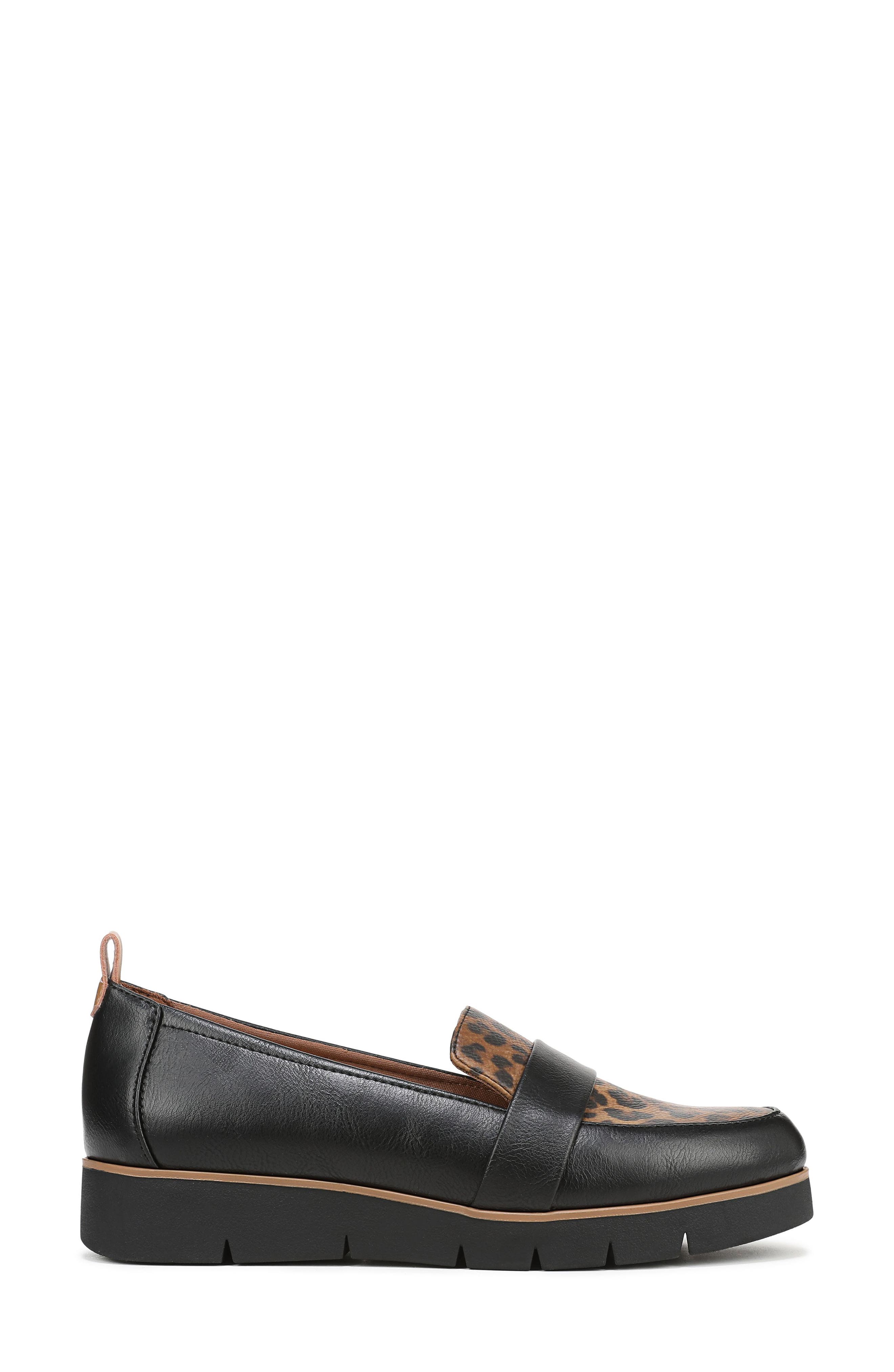 Dr. Scholl's Webster Platform Loafer, Alternate, color, Black/Black Brown