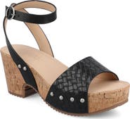 Journee Collection Vanessa Block Heel Platform Sandal