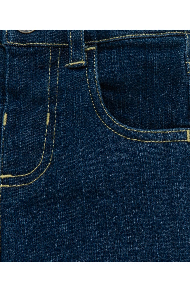 Little Me 3-Piece Plaid Bomber Jacket, Shirt & Jeans Set, Alternate, color, 