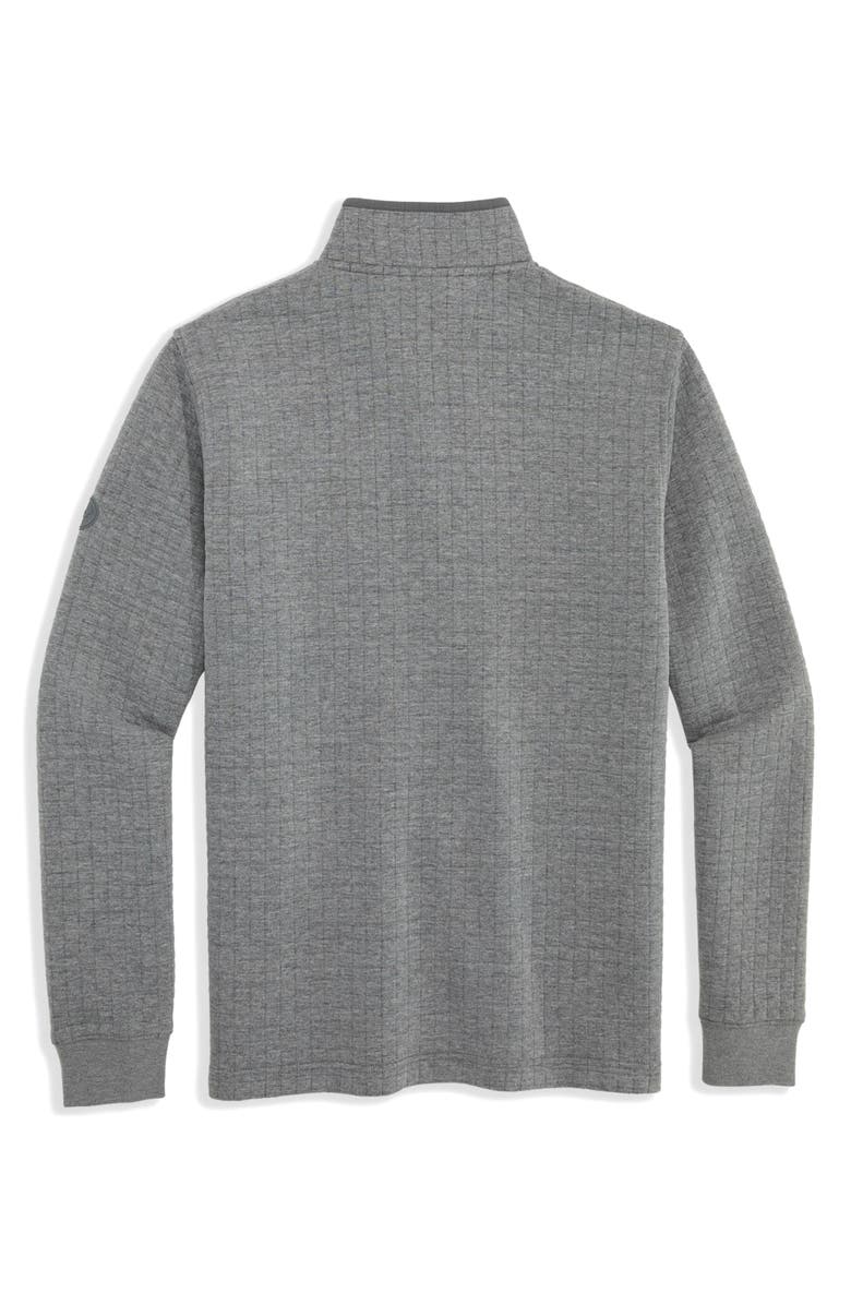 vineyard vines Quilted Quarter Snap Pullover, Alternate, color, Grey Heather