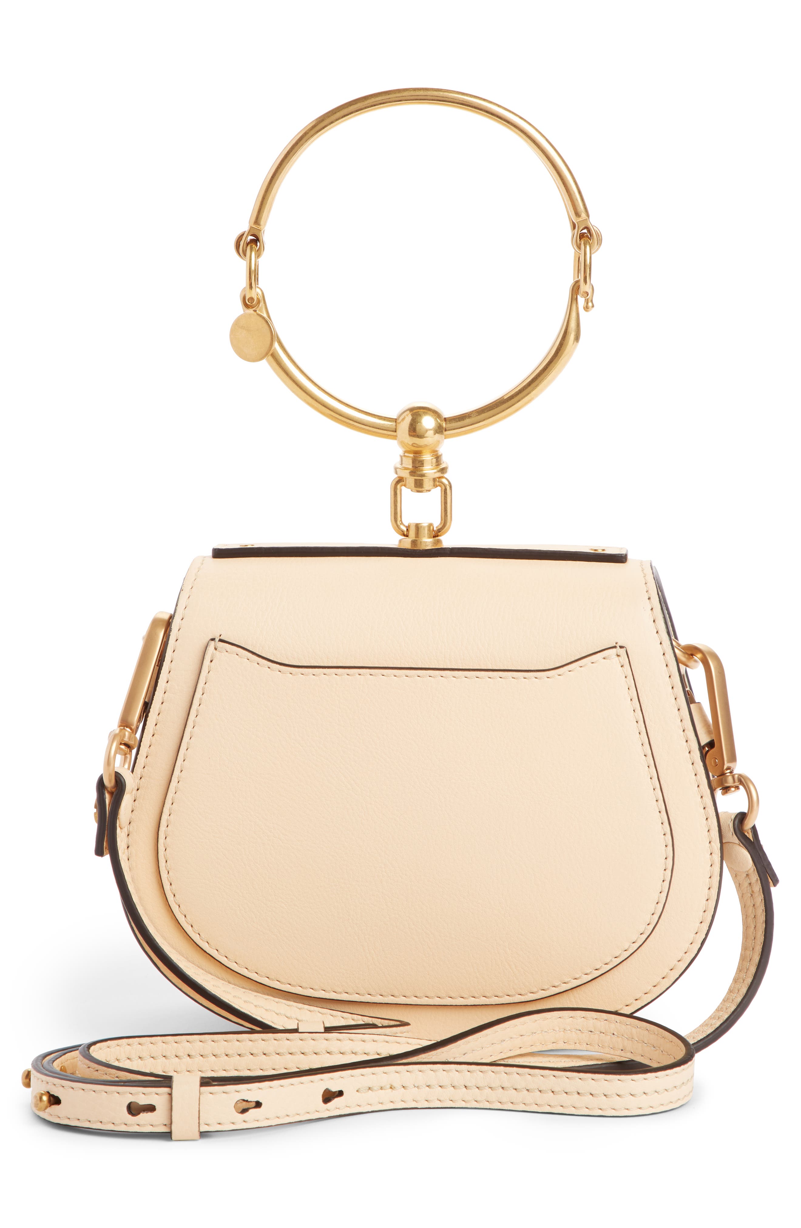 Small Nile Bracelet Leather Crossbody Bag, Alternate, color, BLONDIE BEIGE