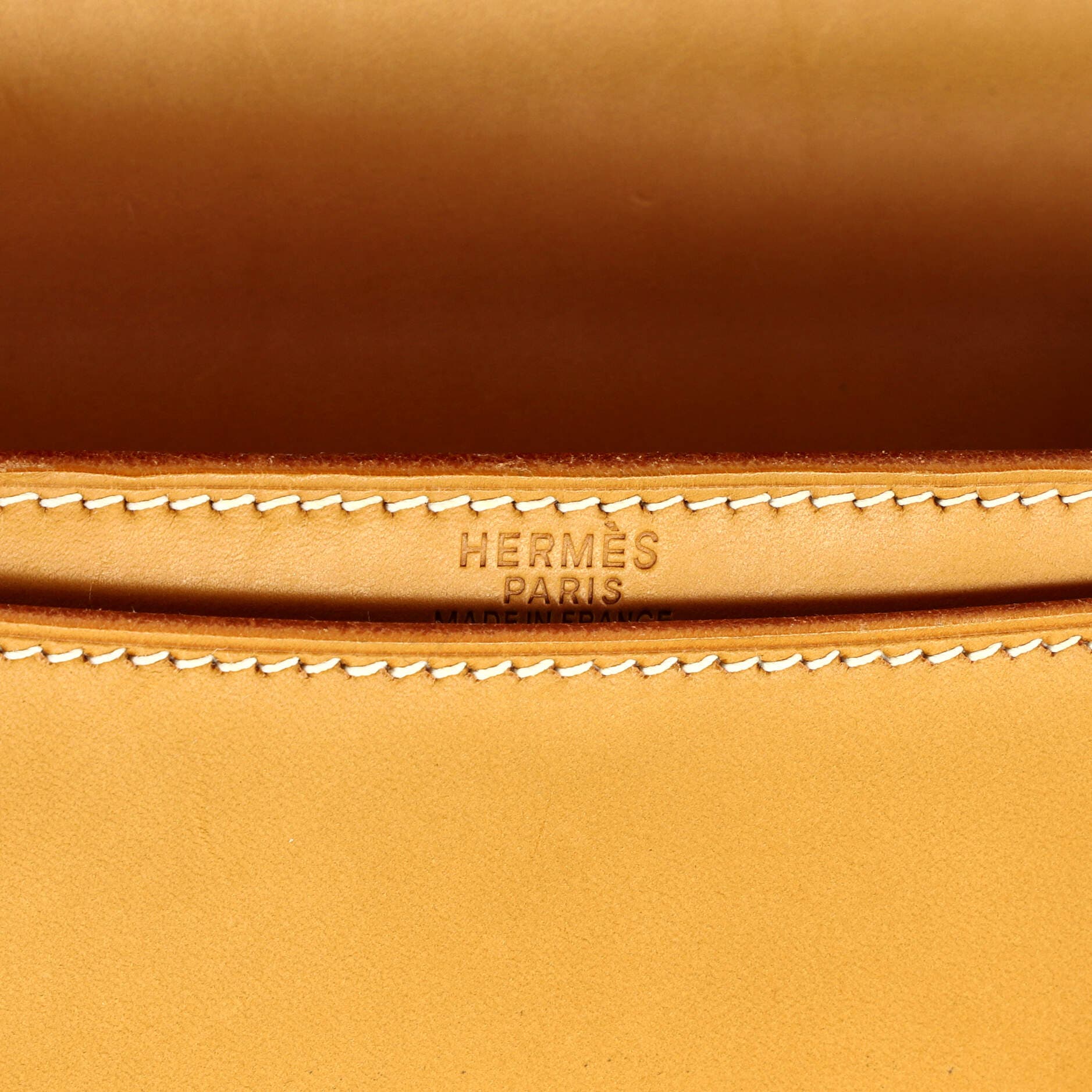 Pre-Owned Hermes Sac a Depeches Bag Vache Natural 27, Alternate, color, Natural