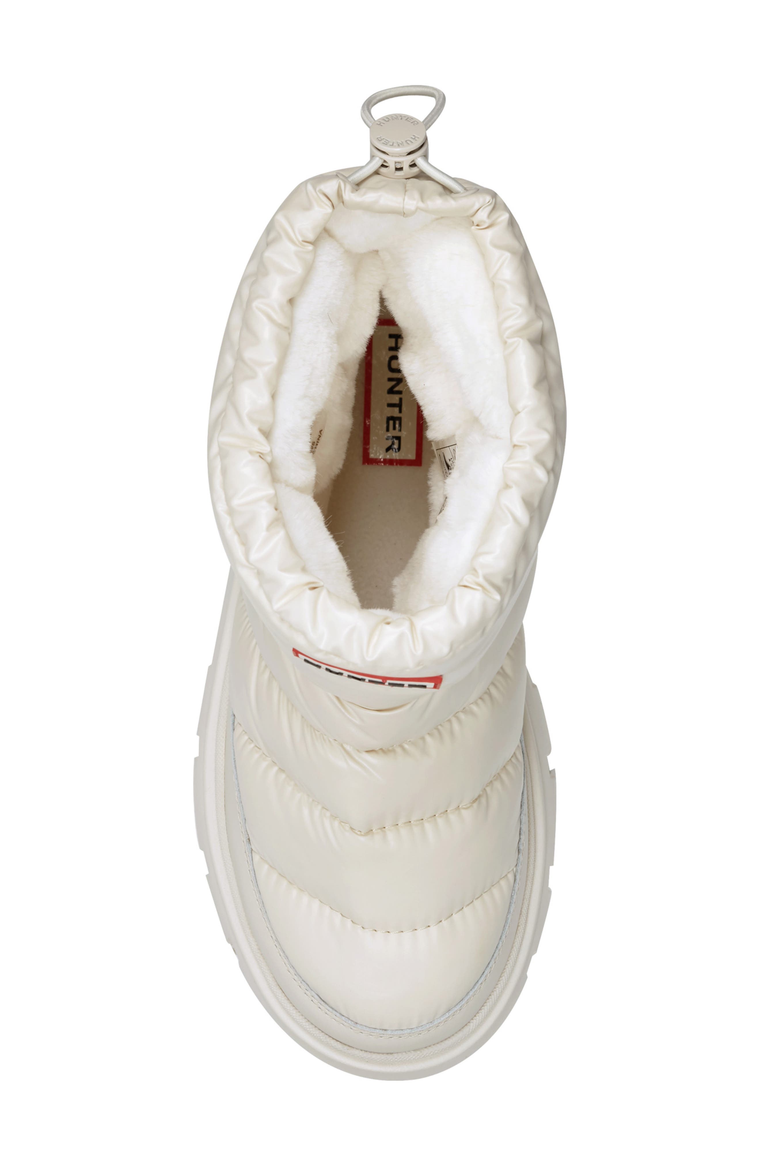 Hunter Maribel Waterproof Snow Boot, Alternate, color, Ivory/ Ivory