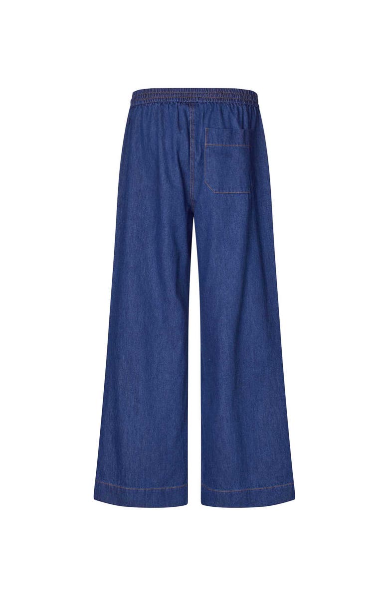 Masai Copenhagen MaPolyxena Wide Leg Elasticated Jeans, Alternate, color, Dark Denim