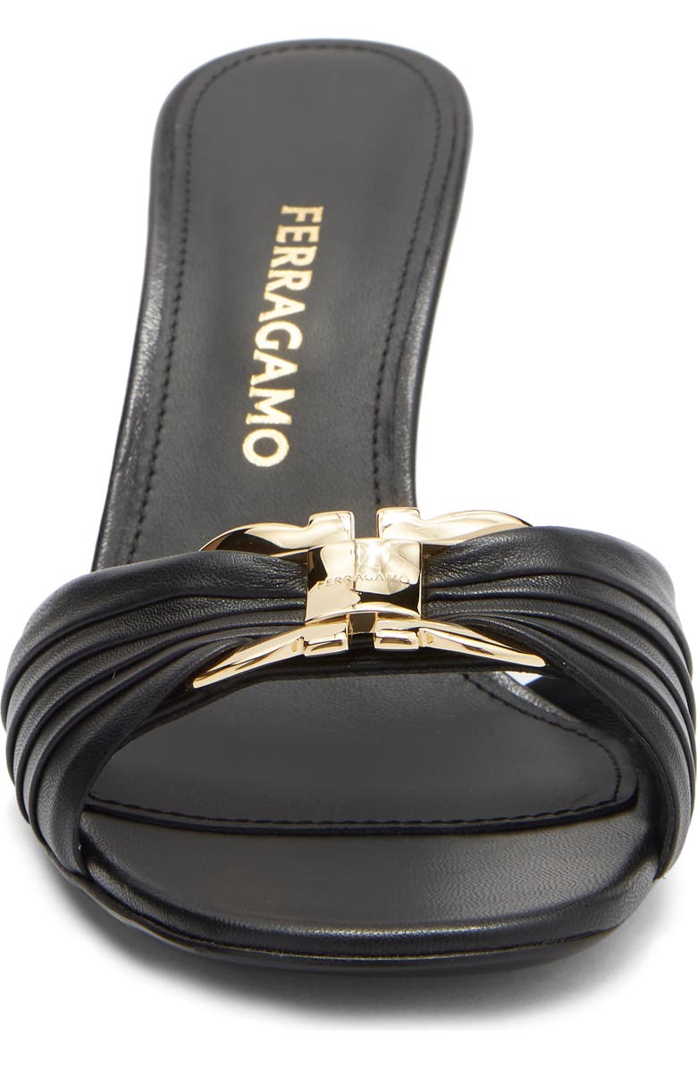 FERRAGAMO Witty Patent Leather Sandal, Alternate, color, Nero Nero