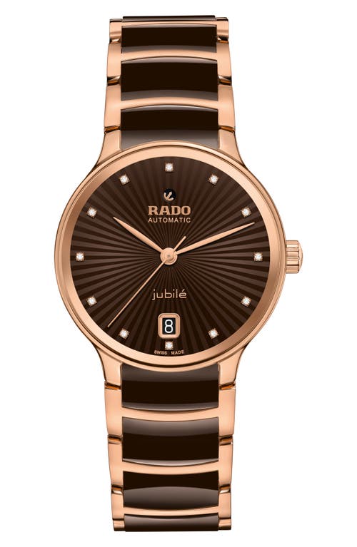 RADO Centrix Automatic Bracelet Watch, 33mm in Brown  product