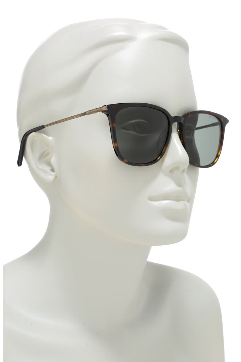 56mm Square Sunglasses, Alternate, color, HAVANA HAVANA GREY/GRY