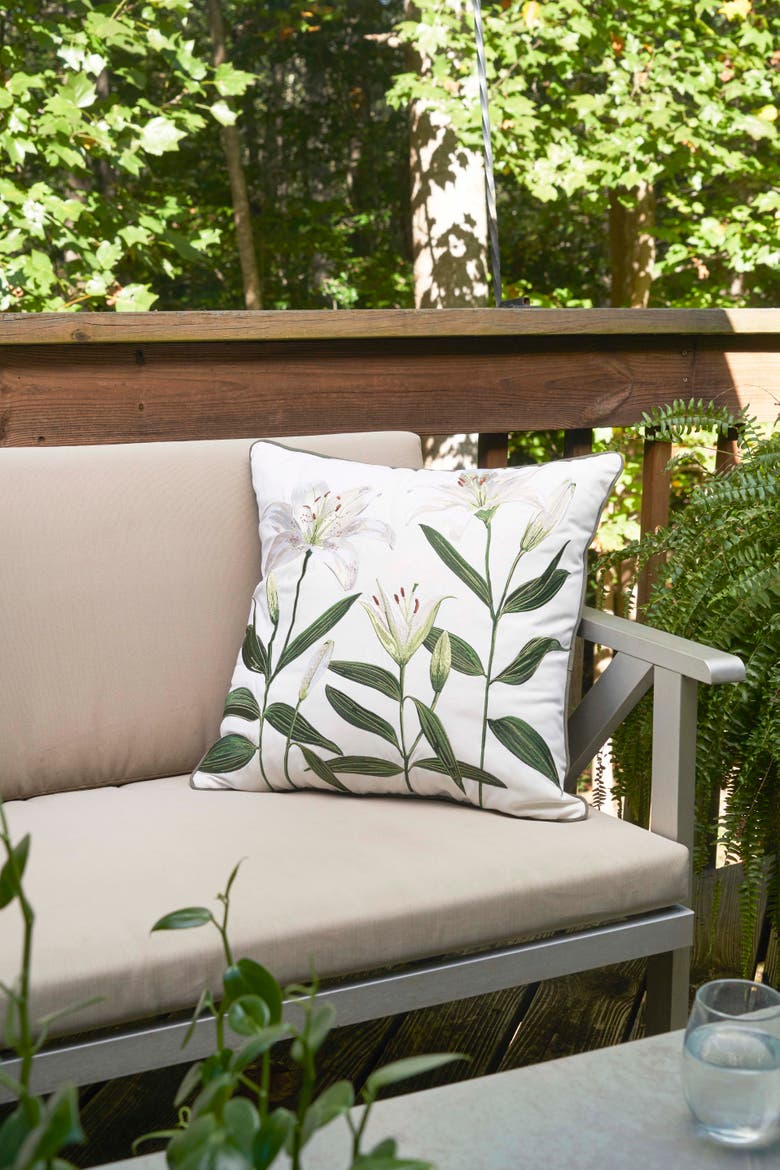 Lily Pillow, Alternate, color, Green