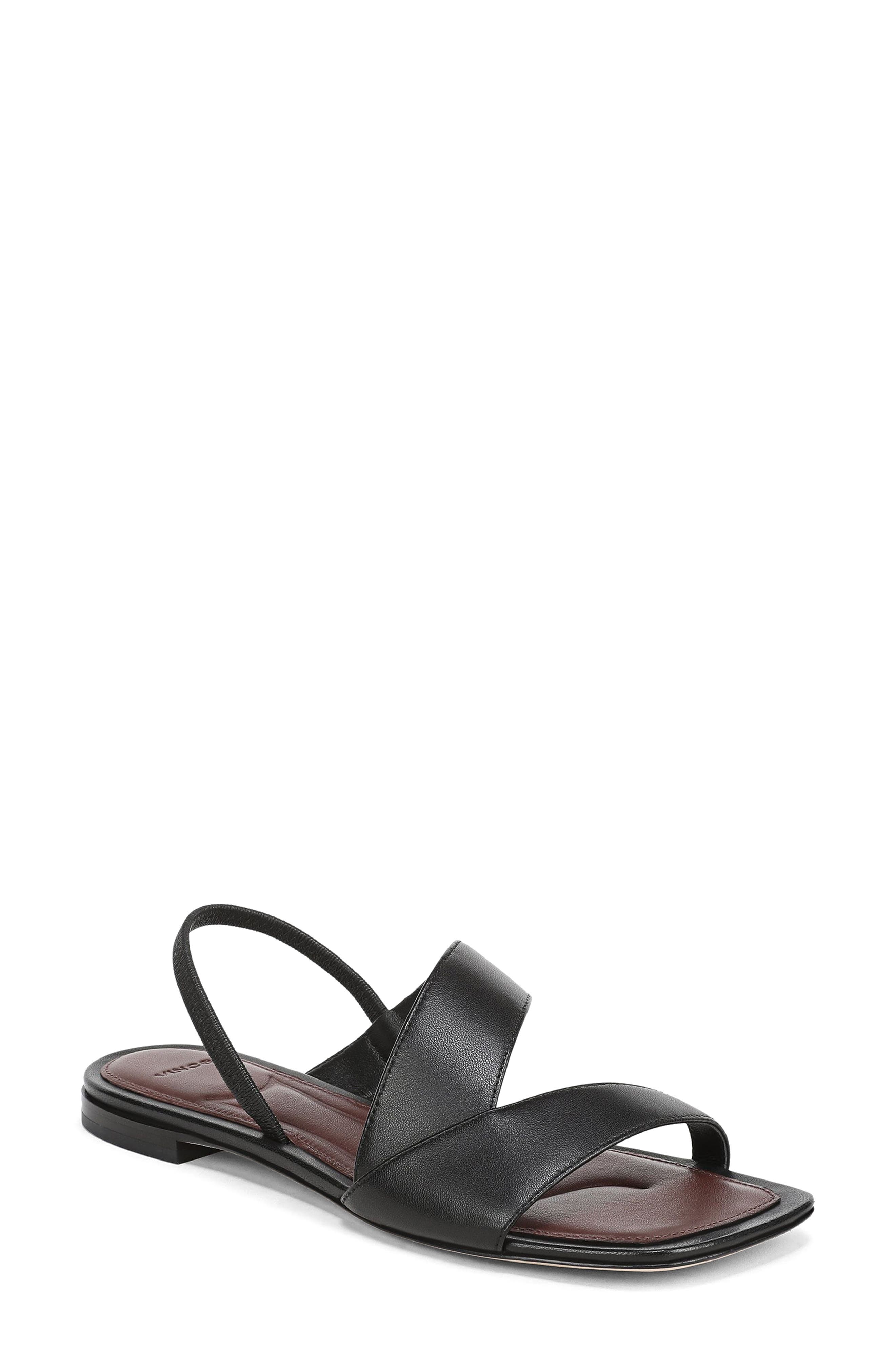 Vince Parker Slingback Sandal, Main, color, Black