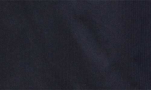 Bode Waxed Herringbone Peacoat In Navy
