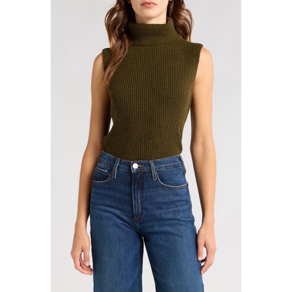 WAYF WAYF FAYE SLEEVELESS TURTLENECK SWEATER