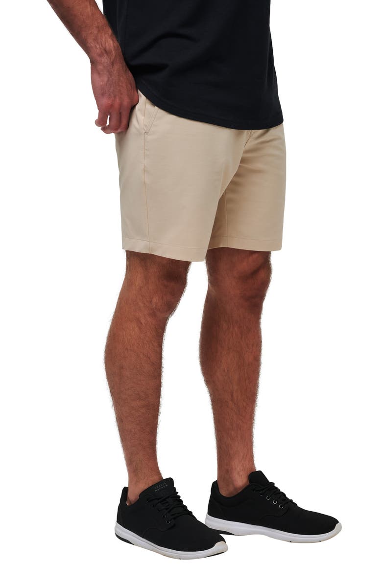 TravisMathew Open to Close Tech Chino Shorts, Alternate, color, Khaki