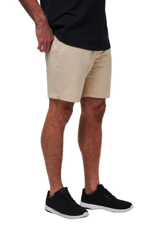 Travismathew Open To Close Tech Chino Shorts In Khaki