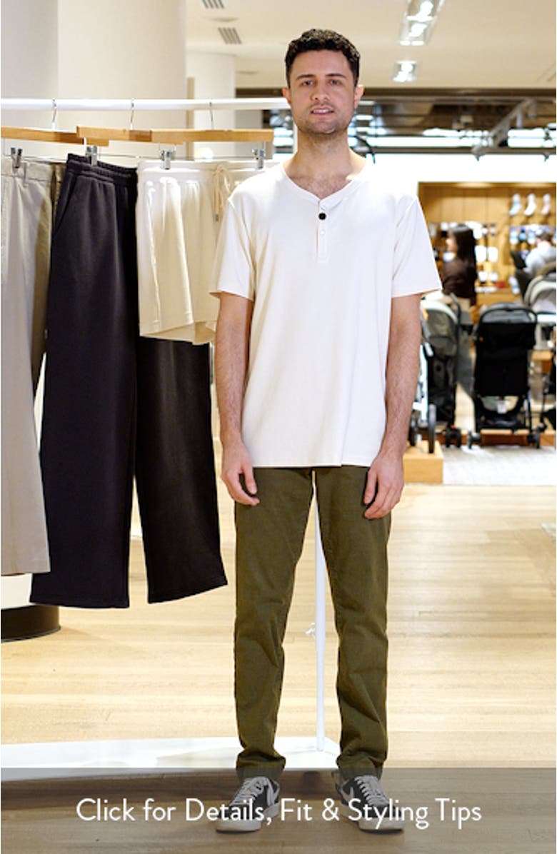 Stretch Cotton & Modal Blend Henly Pajama T-Shirt, sales video thumbnail